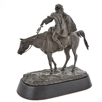 Lot 139 - Russian Bronze Group of Circassian Looking...