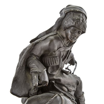 Lot 139 - Russian Bronze Group of Circassian Looking...