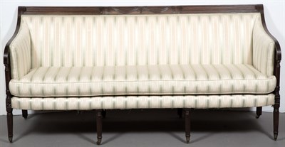 Lot 517 - Federal Mahogany Upholstered Sofa New York,...