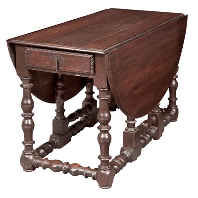 Lot 539 - Continental Rosewood Gate-Leg Drop-Leaf Table...