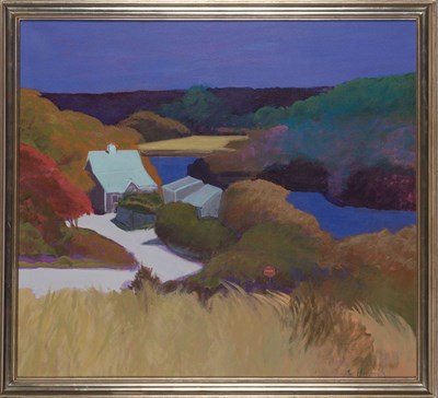 Lot 47 - Brenda Horowitz American, b. 1932 Pond Village...