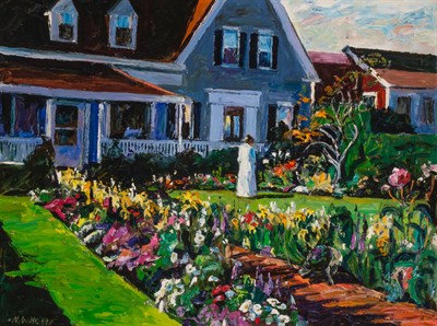 Lot 2124 - Nancy Whorf American, 1920-2009 The Garden...