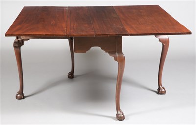 Lot 522 - Chippendale Mahogany Drop-Leaf Dining Table...