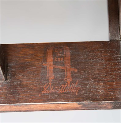 Lot 491 - Gustav Stickley Leather-Lined Oak Library...