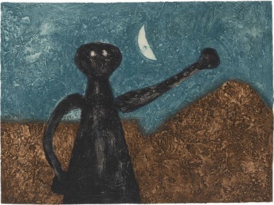 Lot 202 - Rufino Tamayo NOCTURNO (P. 183) Etching, 1975,...