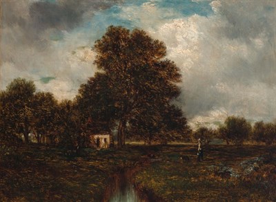 Lot 55 - David Johnson American, 1827-1908 A Passing...