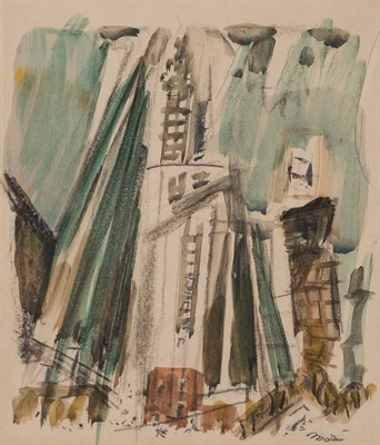 Lot 21 - John Marin American, 1870-1953 Woolworth...