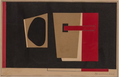 Lot 2026 - Balcomb Greene American, 1904-1990 Collage,...