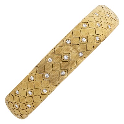Lot 140 - Gold and Diamond Covered Wristwatch, Chappell