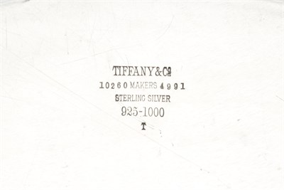 Lot 379 - Tiffany & Co. Sterling Silver Wave Edge...