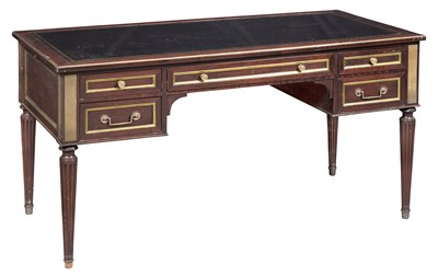 Lot 402 - Louis XVI Style Gilt-Metal-Mounted Mahogany...