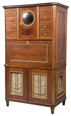 Lot 448 - North European Mahogany and Parcel-Gilt...