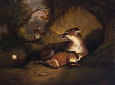 Lot 143 - Samuel Raven British, 1775-1847 The Fox's Lair...