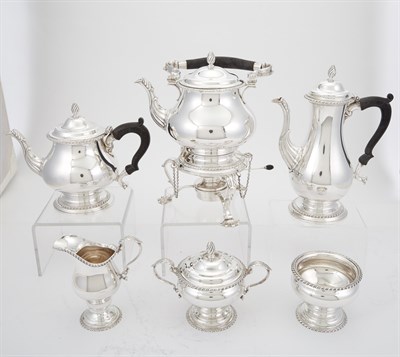 Lot 357 - American George III Style Sterling Silver Tea...