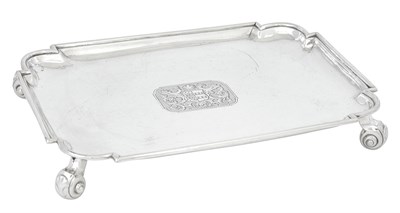 Lot 266 - George II Sterling Silver Footed Tray John...