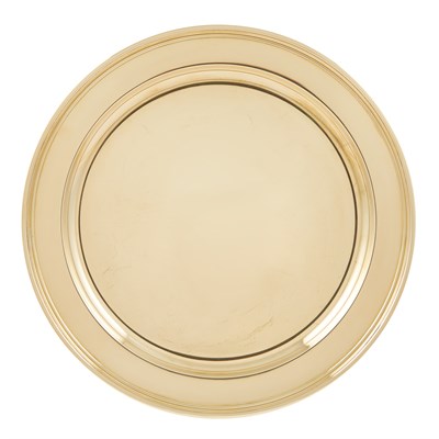 Lot 372 - Tiffany & Co. 14 kt. Gold Tray 20th Century Of...
