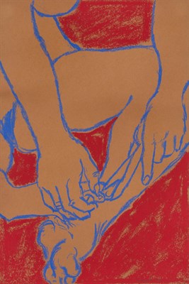 Lot 1091 - George Segal American, 1924-2000 Untitled,...