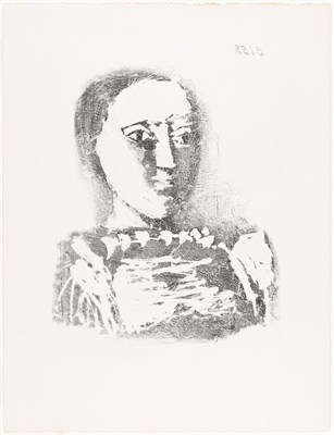 Lot 155 - Pablo Picasso LE CHANDAIL BRODÉ (B. 729)...