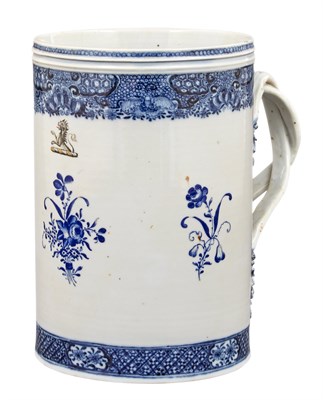 Lot 228 - Chinese Export Large Blue and White Porcelain...