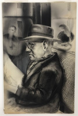 Lot 257 - Saul Lishinsky American, 1922-2012 Reader on a...