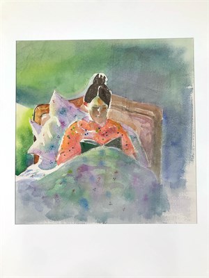 Lot 1 - Helen Adams American, 1917-1997 Woman Reading...