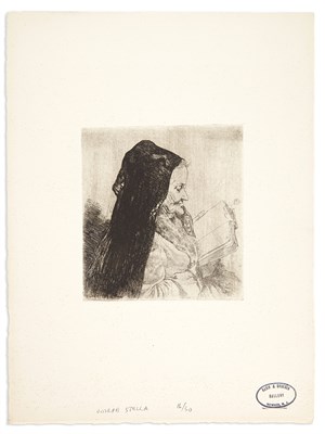 Lot 491 - Joseph Stella (1877-1946) PORTRAIT OF AN OLD...