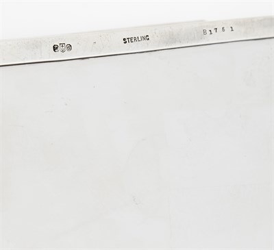 Lot 268 - Gorham Sterling Silver Box With a hinged domed...