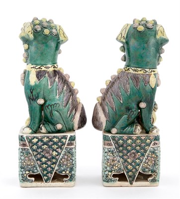 Lot 119 - Pair of Chinese Famille Verte Porcelain...