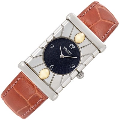 Lot 203 - Stainless Steel and Gold Wristwatch, Van Cleef & Arpels, France