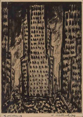 Lot 96 - Abraham Walkowitz American, 1878-1965 (i)...
