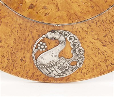 Lot 202 - Fabergé Silver-Mounted Wood Stand Moscow, 1899-...