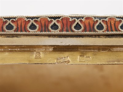 Lot 200 - Russian Silver-Gilt and Cloisonné Enamel...