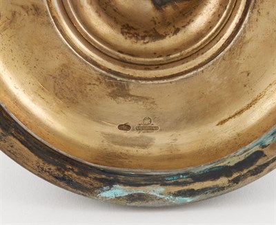 Lot 183 - Russian Silver-Gilt and Cloisonné Enamel Cover...