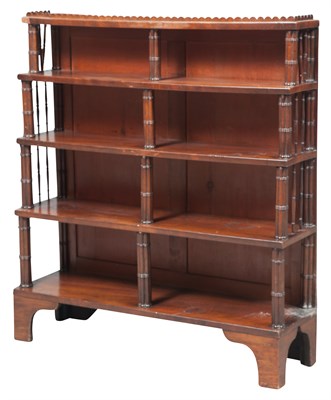 Lot 327 - George III Style Mahogany Four-Tier Open Shelf...