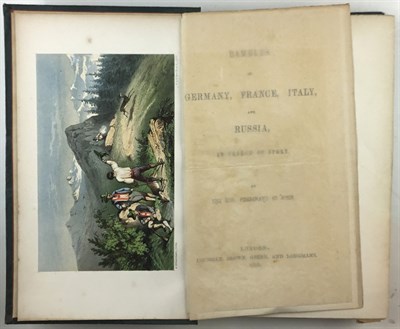 Lot 225 - ST. JOHN, FERDINAND Rambles in Germany, France,...
