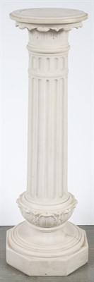 Lot 452 - Carved Marble Figure of Flora on a Marble...