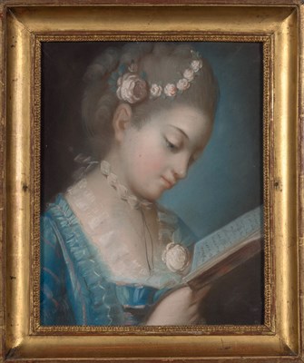 Lot 39 - French School 18th Century Young Girl Reading...