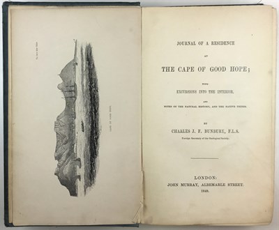 Lot 39 - BUNBURY, CHARLES J. F. Journal of a Residence...