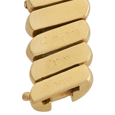 Lot 439 - Gold and Diamond Bracelet, Cartier