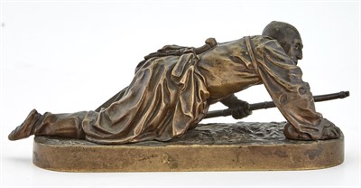 Lot 137 - Russian Bronze Model of Circassian Ambush Cast...