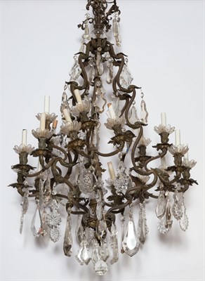 Lot 457 - Louis XV Style Gilt-Metal Eighteen-Light...