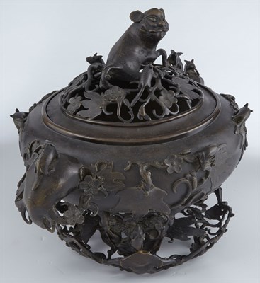Lot 209 - Chinese Bronze Censer 19th Century Of...