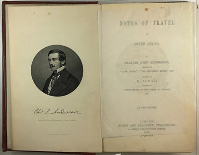 Lot 9 - ANDERSSON, CHARLES JOHN Notes of Travel in...