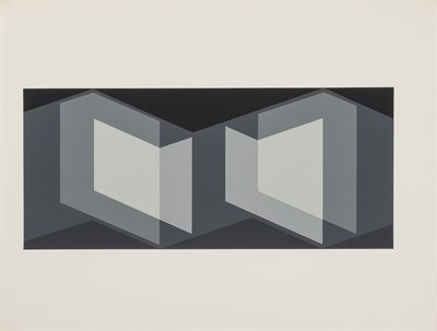 Lot 1 - Josef Albers (Am., 1888-1976) FORMULATION:...