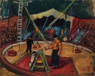 Lot 2053 - Arbit Blatas Lithuanian, 1908-1999 Circus...