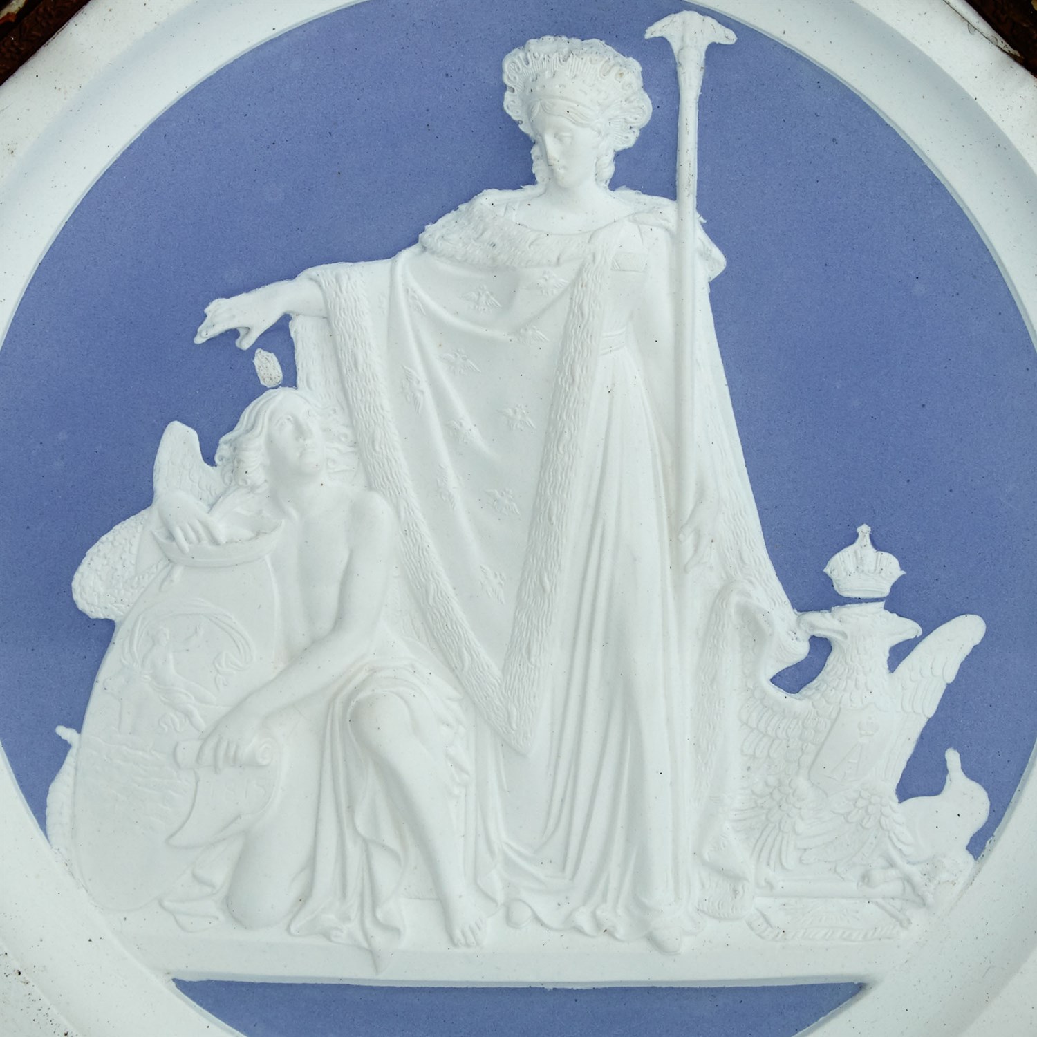 Lot 120 - Russian Plaster Plaque Commemorating the...