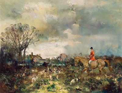 Lot 41 - Michael Lyne British, 1912-1989 The Huntsman...