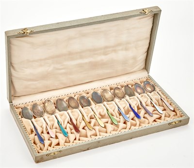 Lot 388 - Boxed Set of Twelve Norwegian Variously...