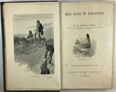 Lot 125 - HUDSON, W. H. Idle Days in Patagonia. London:...