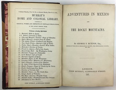 Lot 204 - RUXTON, GEORGE F. Adventures in Mexico and the...